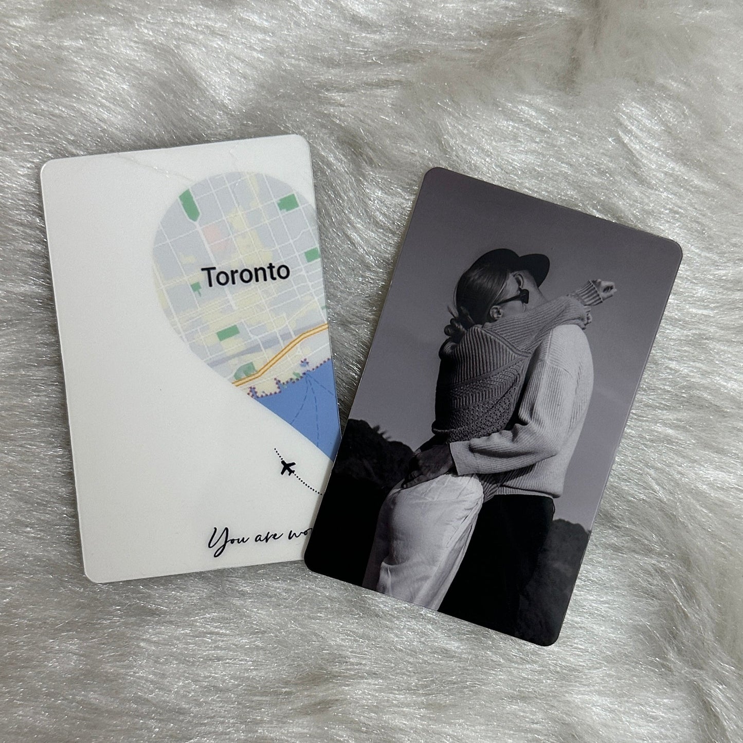 Map wallet card