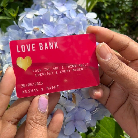 Love Bank Wallet card